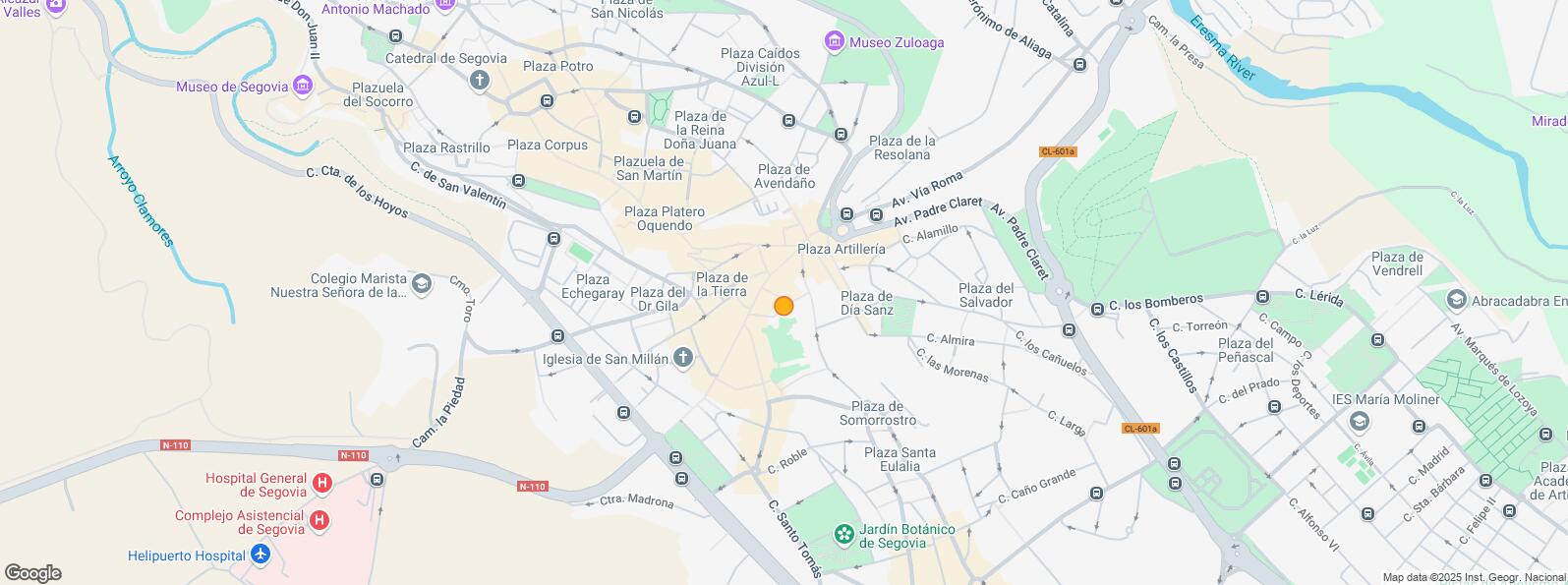 Location Map for Calle Carmen, Segovia, 40001