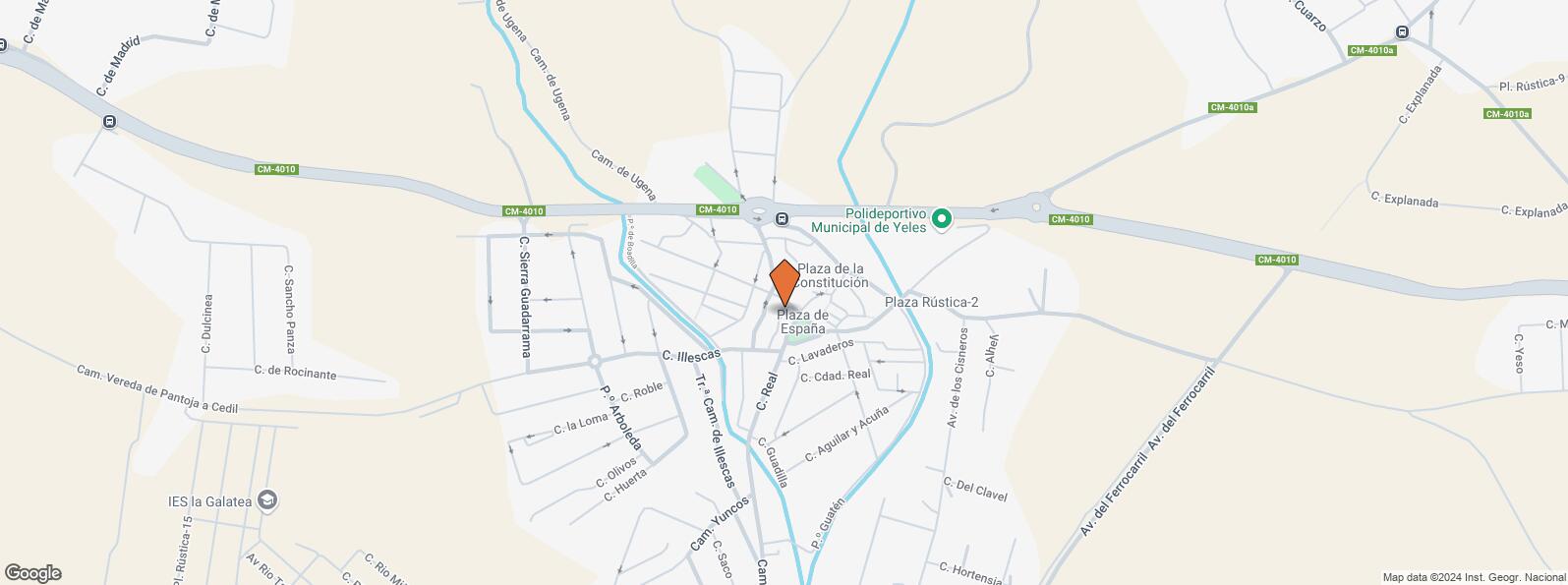 Location Map for Calle Hermano Eusebio, 2, Yeles, Toledo, 45220