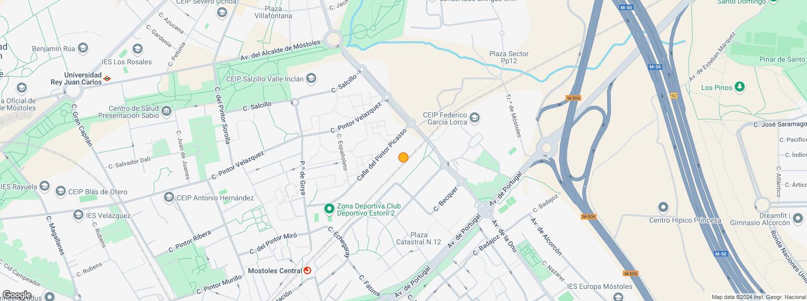 Mapa de Calle Juan Ramón Jimenez, Móstoles, Madrid, 28932