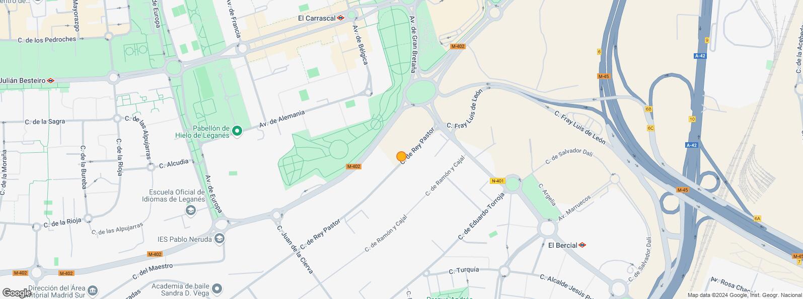 Mapa de Polígono Industrial Nuestra Señora de Butarque, Leganés, Madrid, 28914