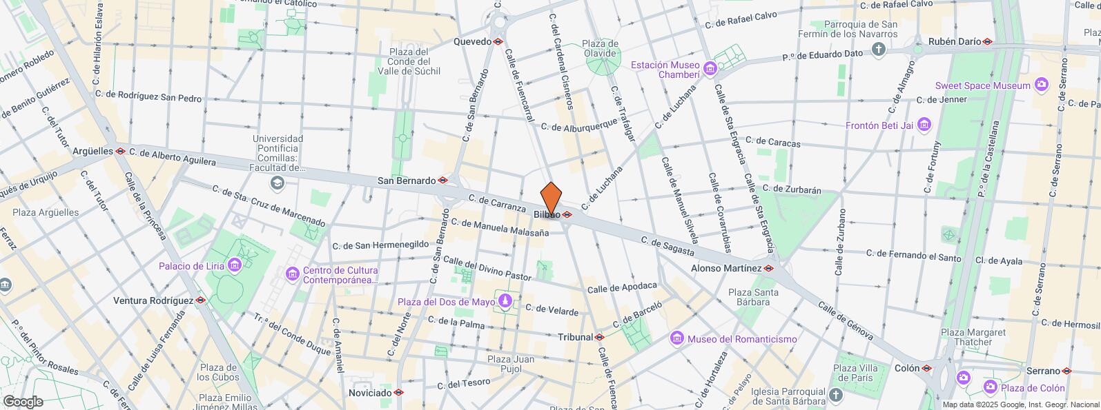 Location Map for Calle Carranza, 3, Centro, Madrid, 28004