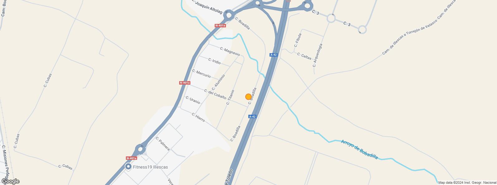 Mapa de Zona industrial A-42, Illescas, Toledo, 45200