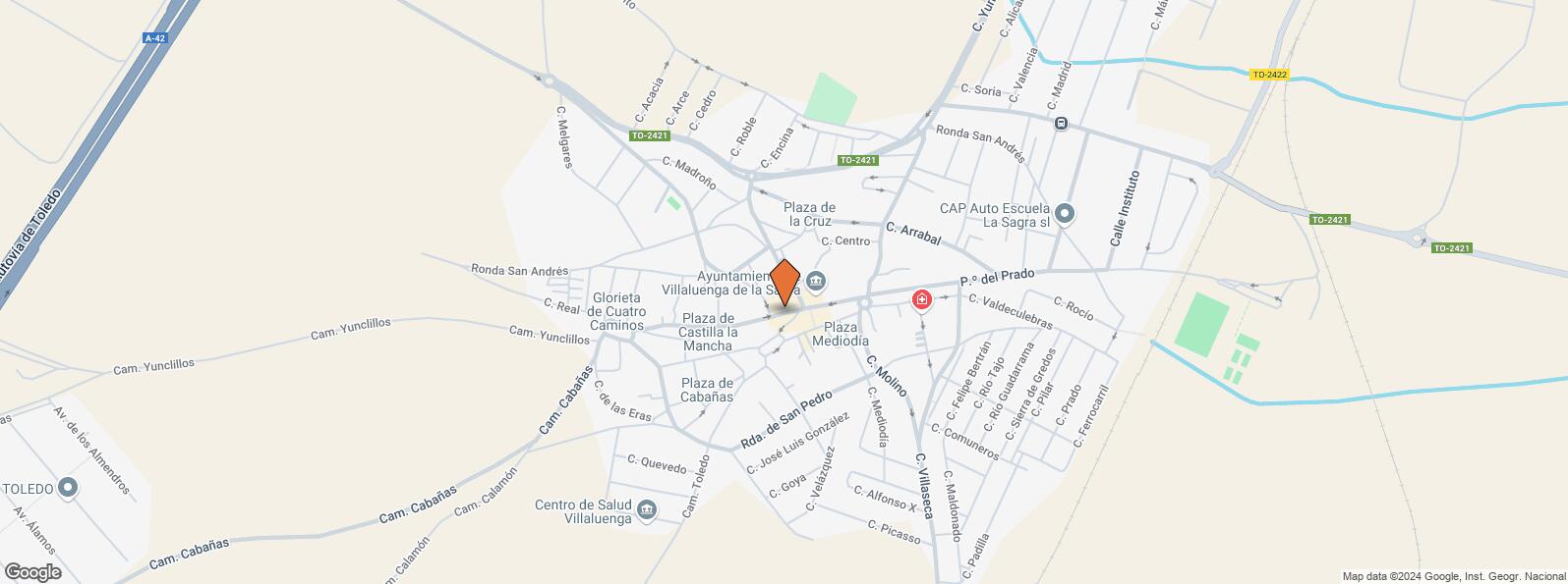 Location Map for Calle Real, 3, Villaluenga de la Sagra, Toledo, 45520