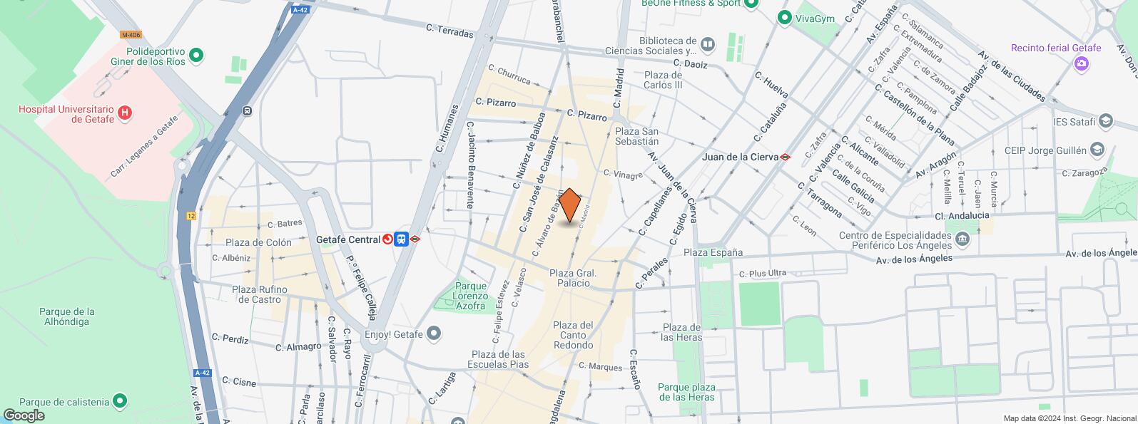 Mapa de Calle Madrid, 89, Getafe, Madrid, 28902