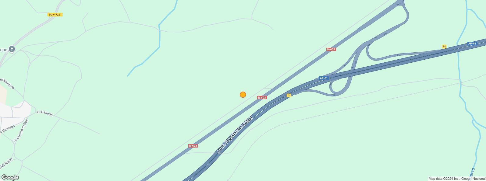 Location Map for Carretera N-603, Otero de Herreros, Segovia, 40422