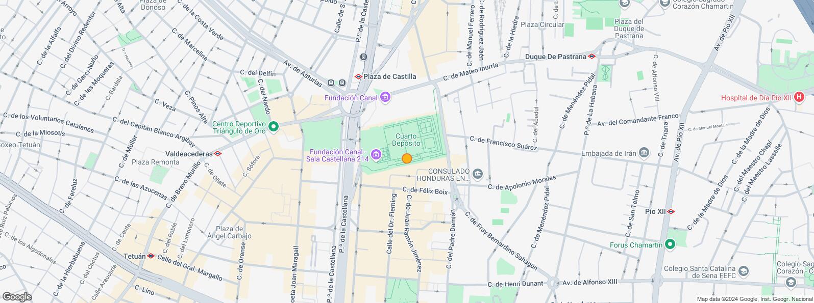 Mapa de Calle Doctor Fleming, Chamartín, Madrid, 28036