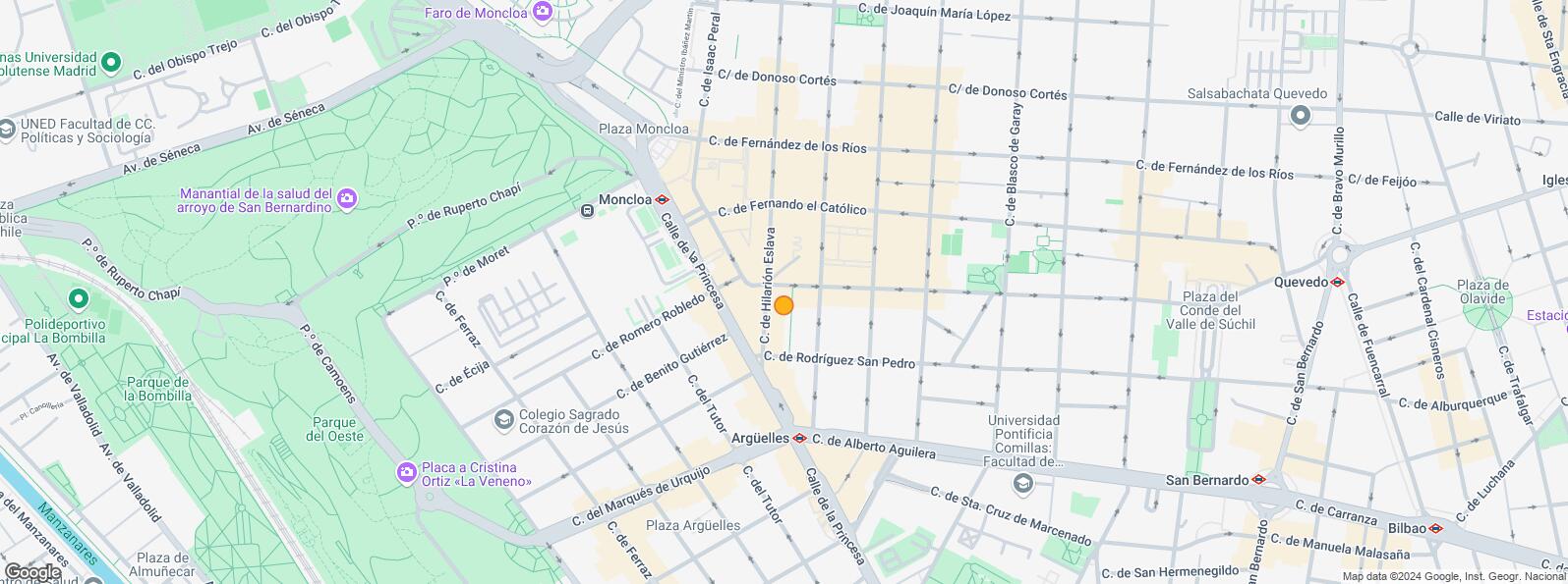 Mapa de Zona Gaztambide, Chamberí, Madrid, 28015