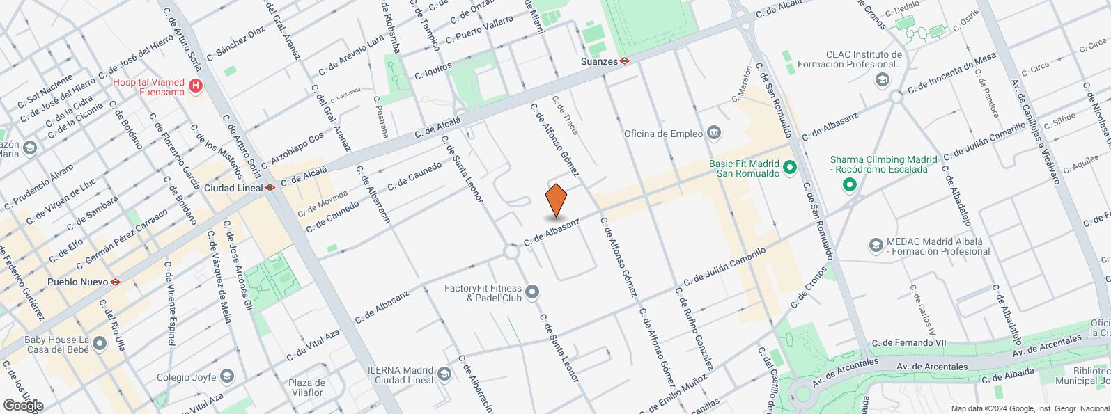 Mapa de Calle Albasanz, 15 A, San Blas - Canillejas, Madrid, 28037