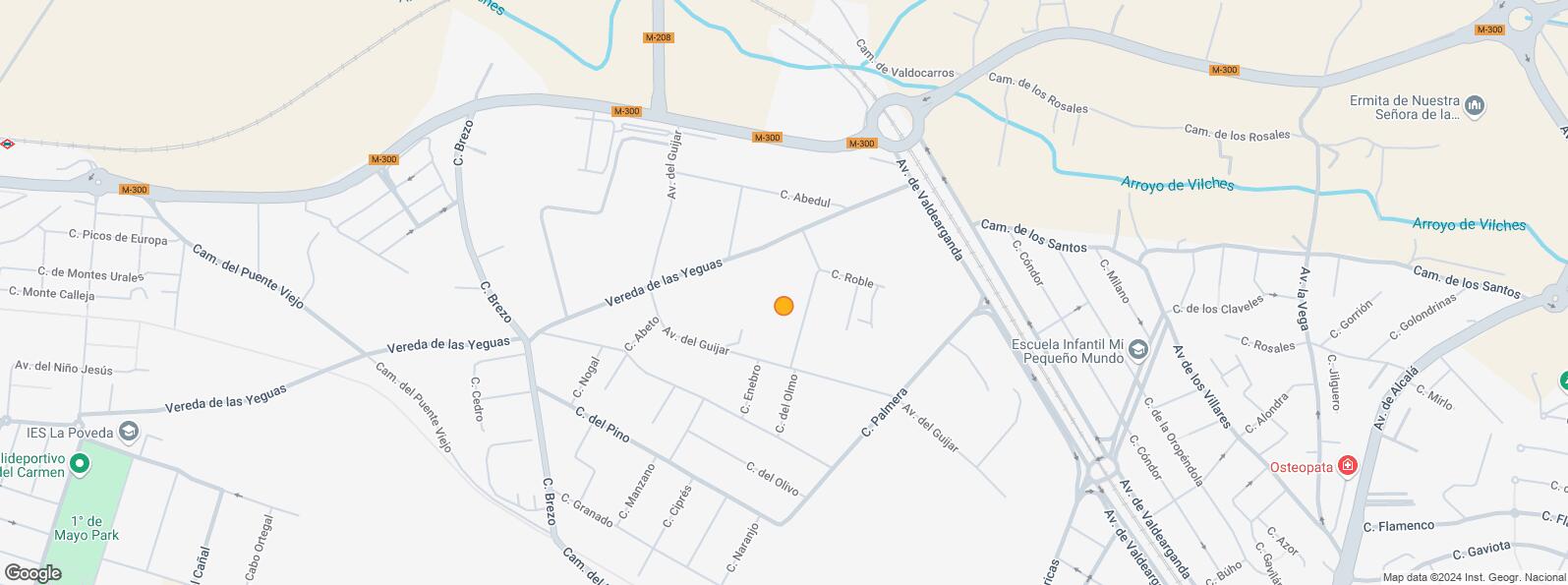 Location Map for Polígono Industrial El Guijar, Arganda del Rey, Madrid, 28500