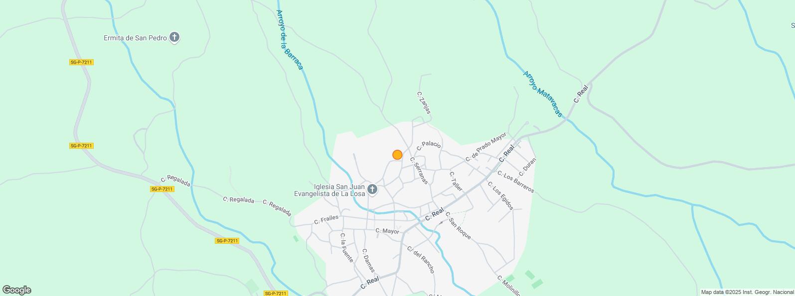 Mapa de Zona urbana, La Losa, Segovia, 40420