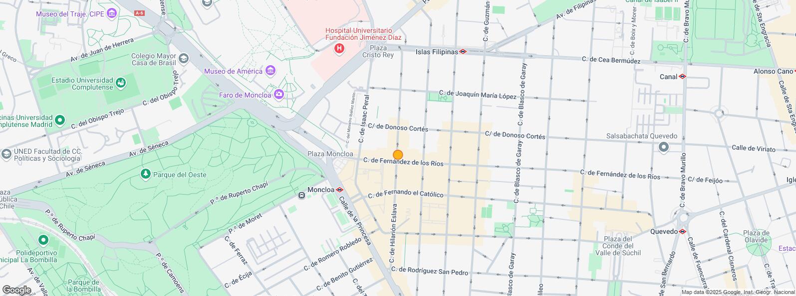 Mapa de Calle Gaztambide, Chamberí, Madrid, 28015