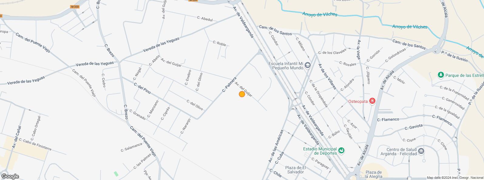 Mapa de Travesía Palmera, Arganda del Rey, Madrid, 28500