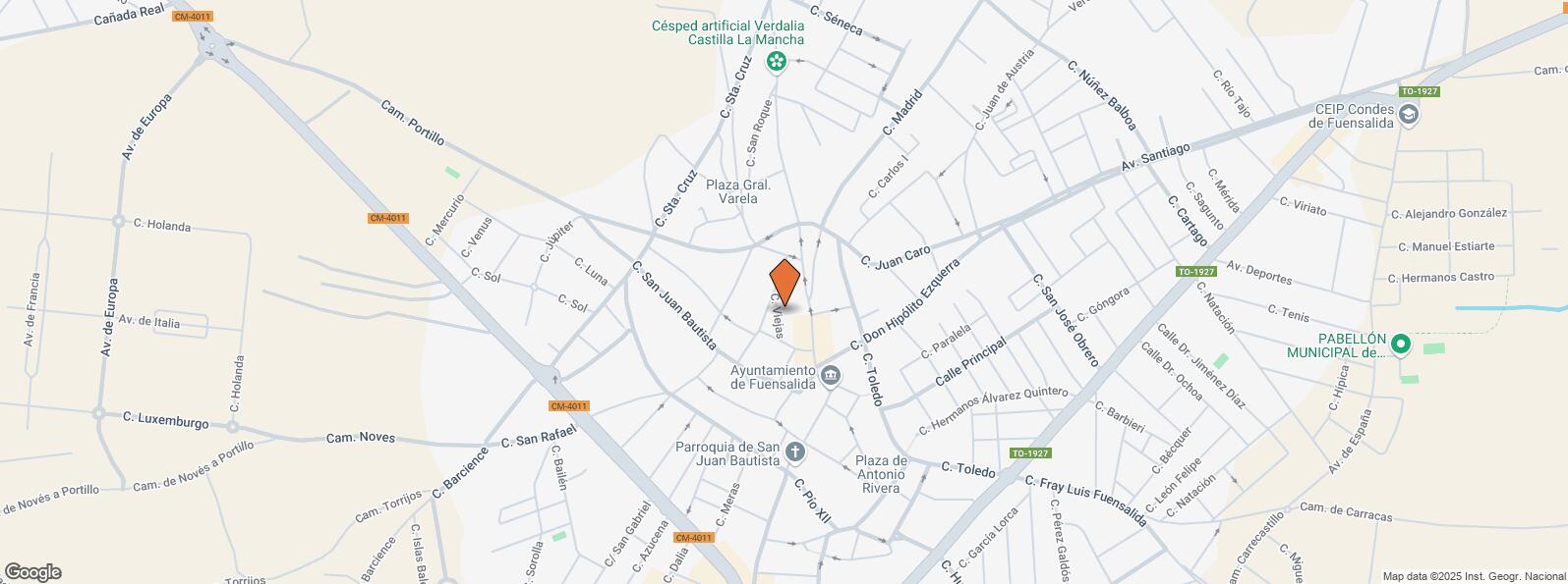 Location Map for Calle Nuestra Señora Soledad, 7, Fuensalida, Toledo, 45510