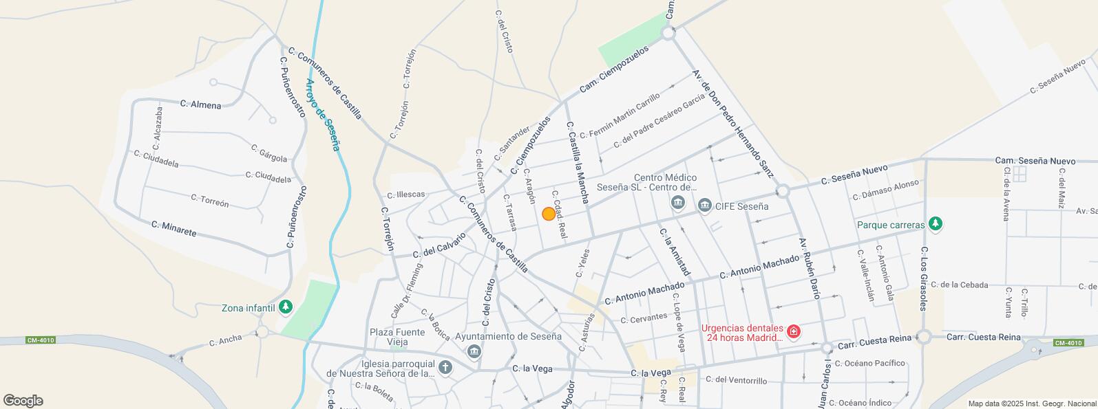 Mapa de Zona Los Robles, Seseña, Toledo, 45223