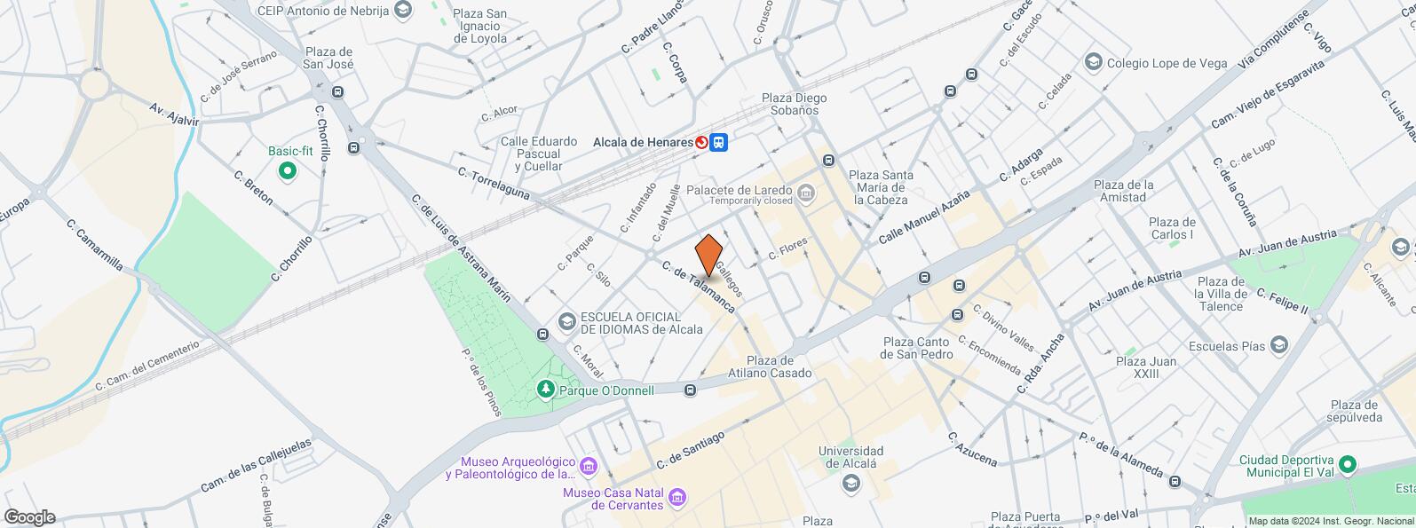 Mapa de Calle Talamanca, 20, Alcalá de Henares, Madrid, 28807