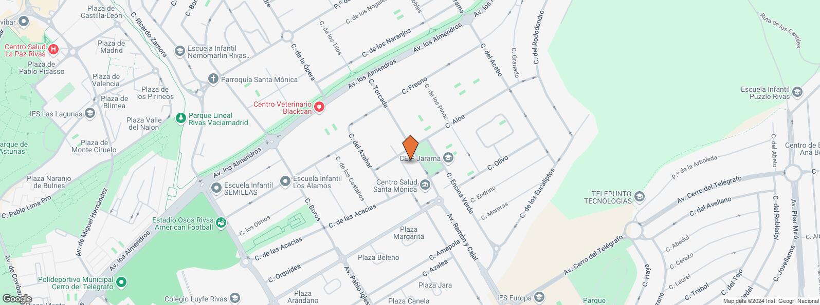 Mapa de Calle Aloe, 14, Rivas-Vaciamadrid, Madrid, 28529