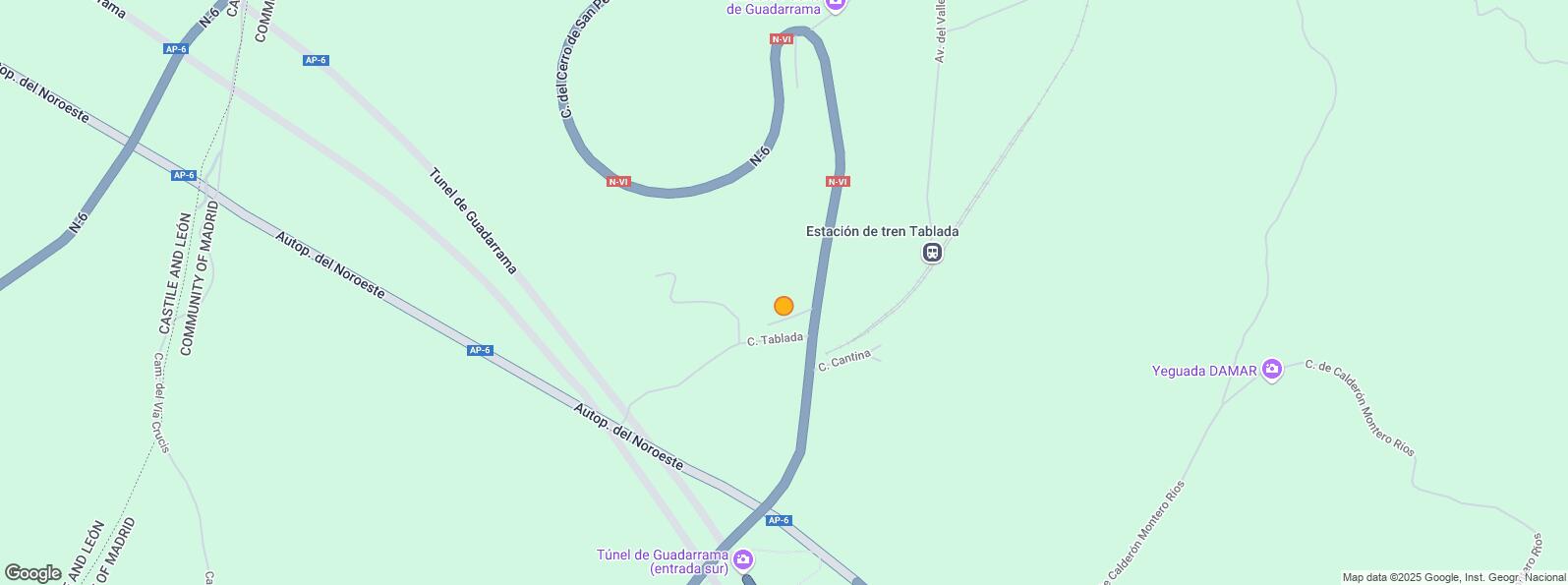 Location Map for Zona Guadarrama, Guadarrama, Madrid, 28440