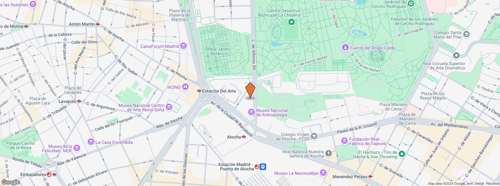 Mapa de Calle Alfonso XII, 62, Retiro, Madrid, 28014