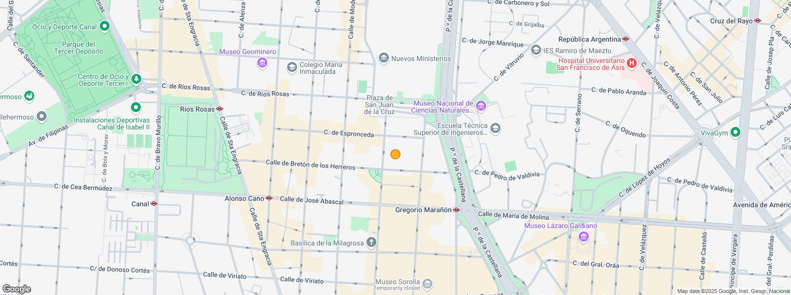 Mapa de Calle Fernández de la Hoz, Chamberí, Madrid, 28003