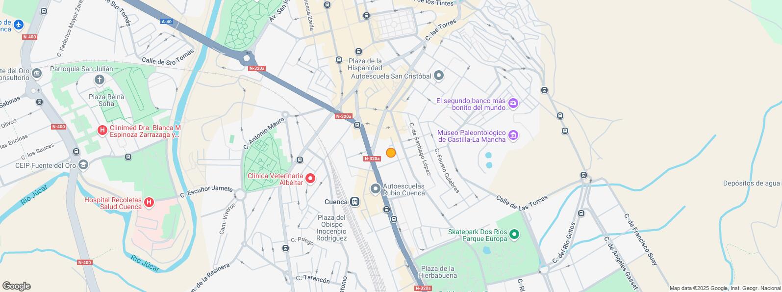 Mapa de Centro urbano, Cuenca, 16004