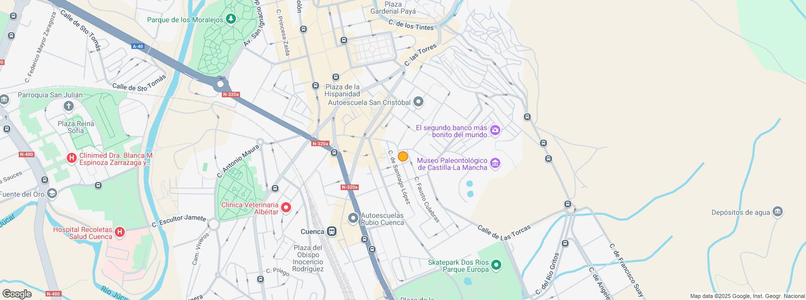 Mapa de Zona Centro, Cuenca, 16004