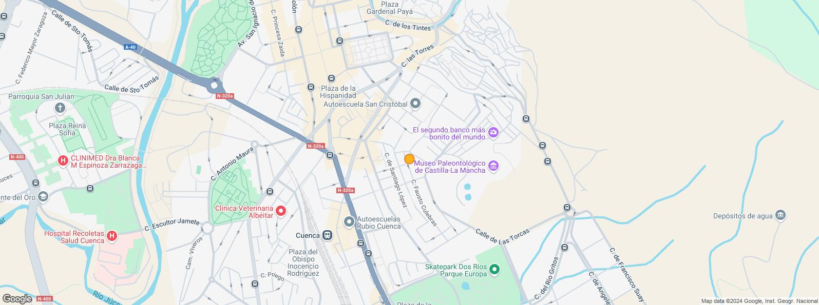 Location Map for Zona centro, Cuenca, 16004