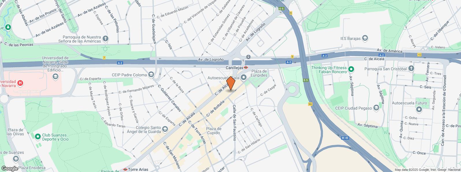 Location Map for Calle Boltaña, 63, San Blas - Canillejas, Madrid, 28022