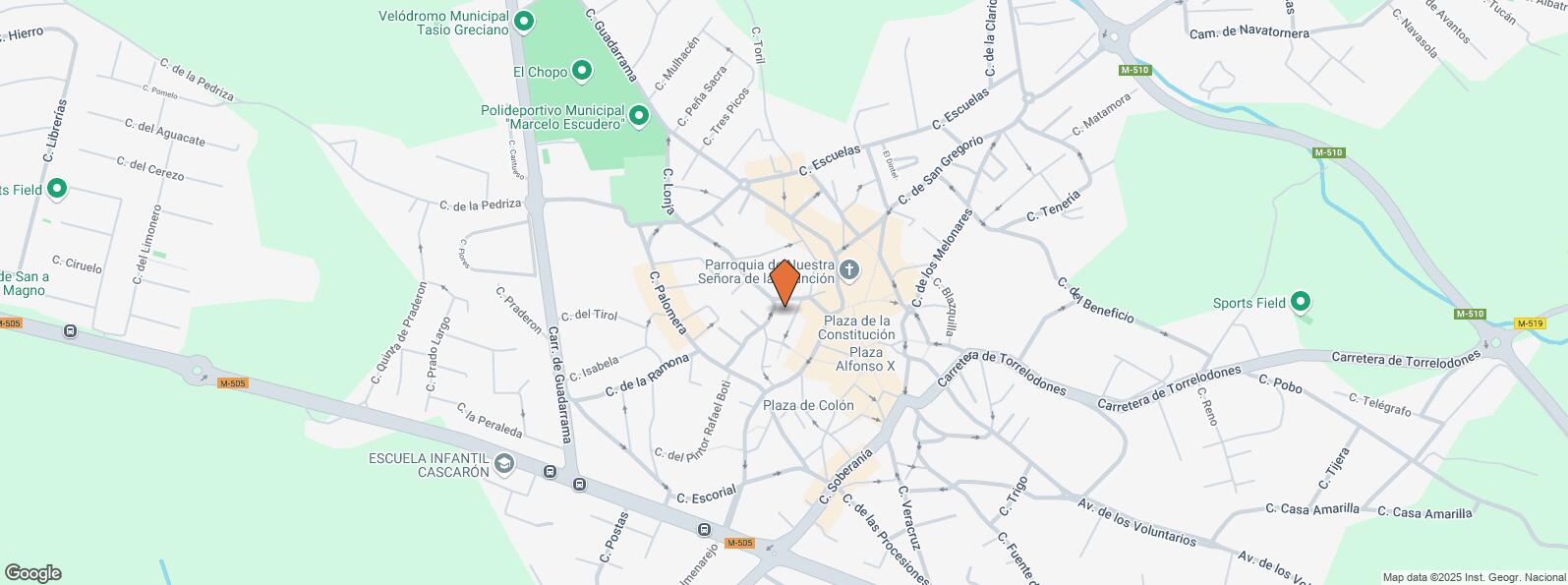 Mapa de Calle Tejoneras, 6, Galapagar, Madrid, 28260