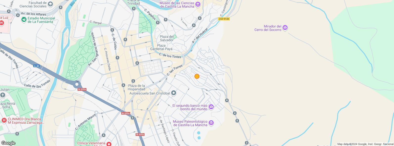 Location Map for Zona Tiradores, Cuenca, 16001