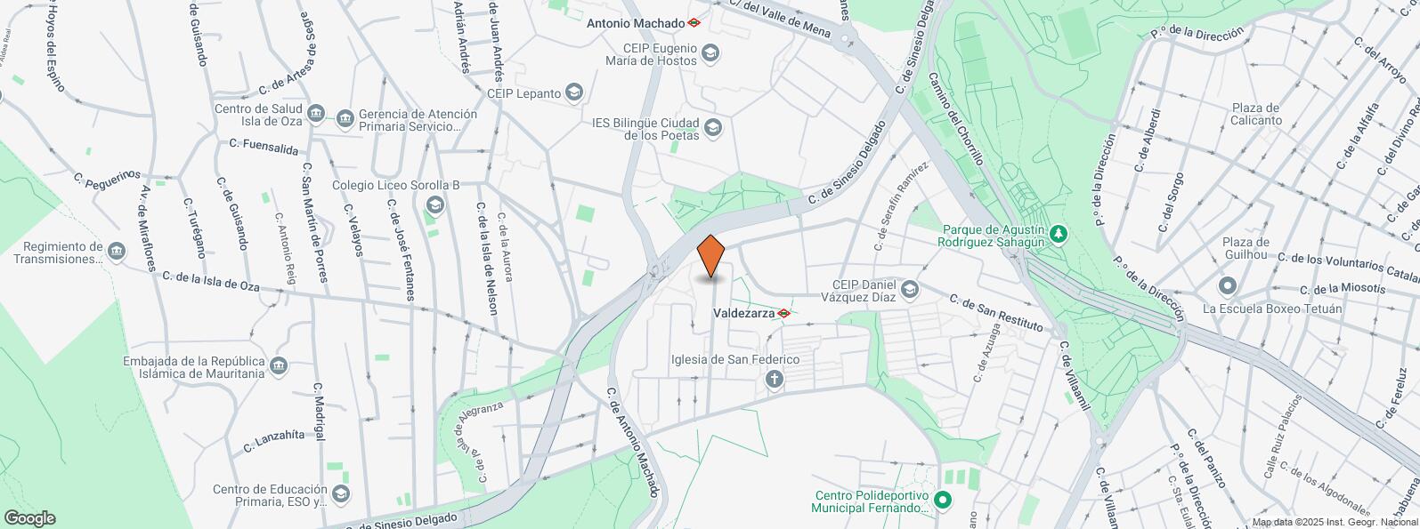 Location Map for Calle Artajona, 41, Moncloa - Aravaca, Madrid, 28039