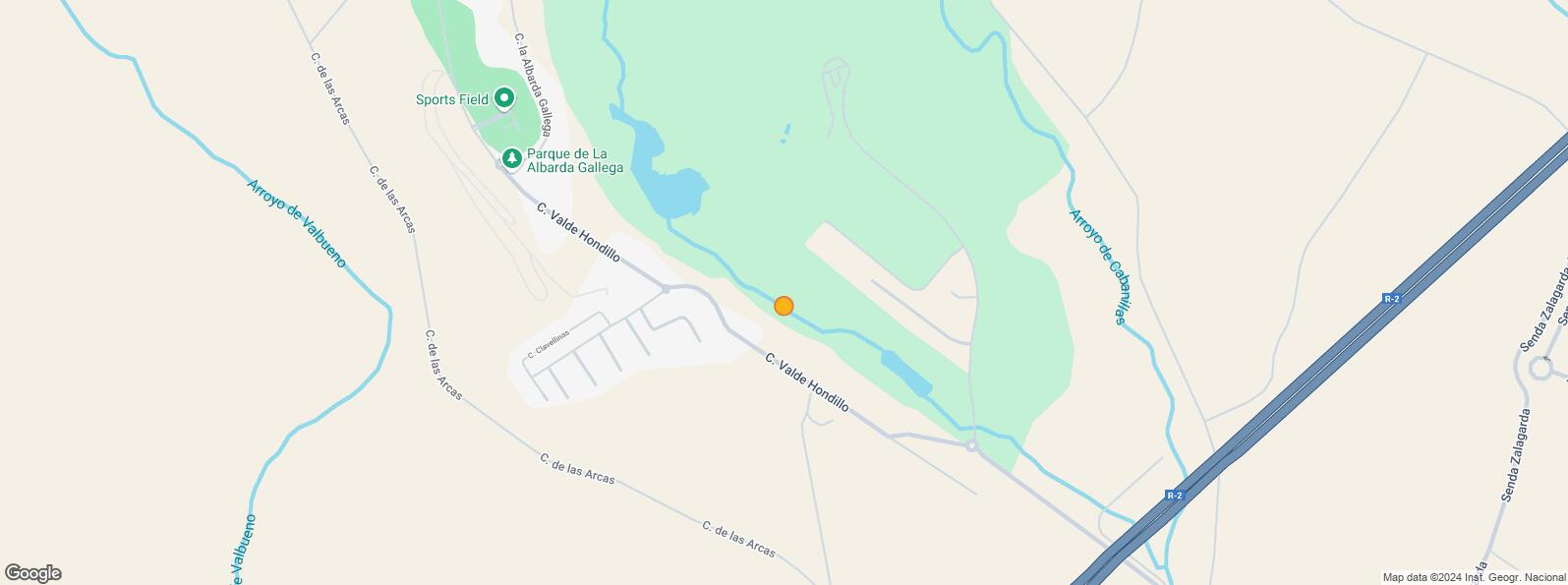 Location Map for Zona campo de golf, Cabanillas del Campo, Guadalajara, 19171