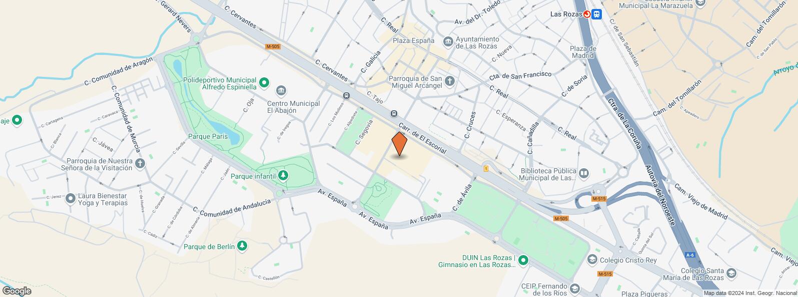 Location Map for C.C. BurgoCentro II, Calle Comunidad de Madrid, 37, Las Rozas de Madrid, Madrid, 28230