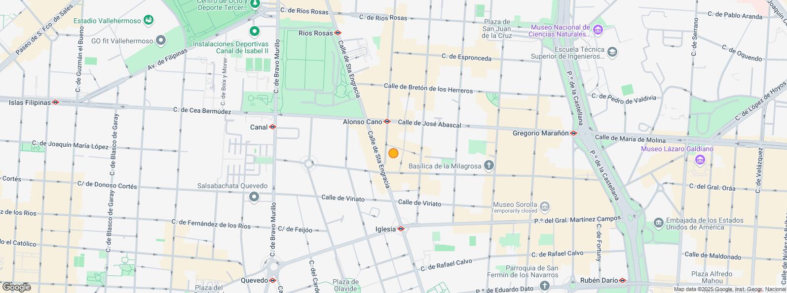 Mapa de Calle José Abascal, Chamberí, Madrid, 28003