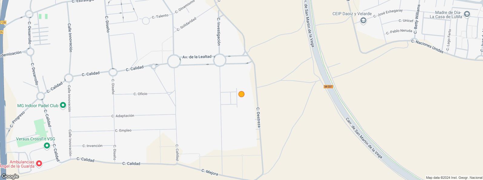 Mapa de Zona industrial Getafe, Getafe, Madrid, 28906