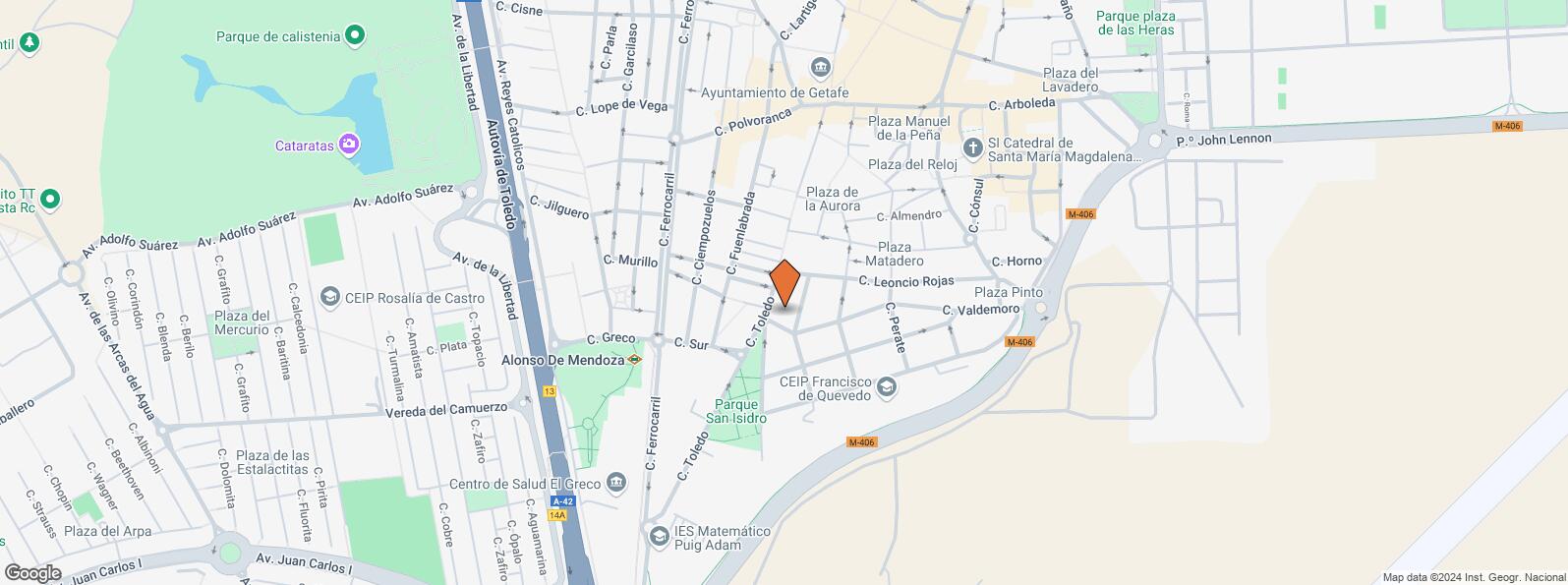 Mapa de Calle Toledo, 39, Getafe, Madrid, 28901