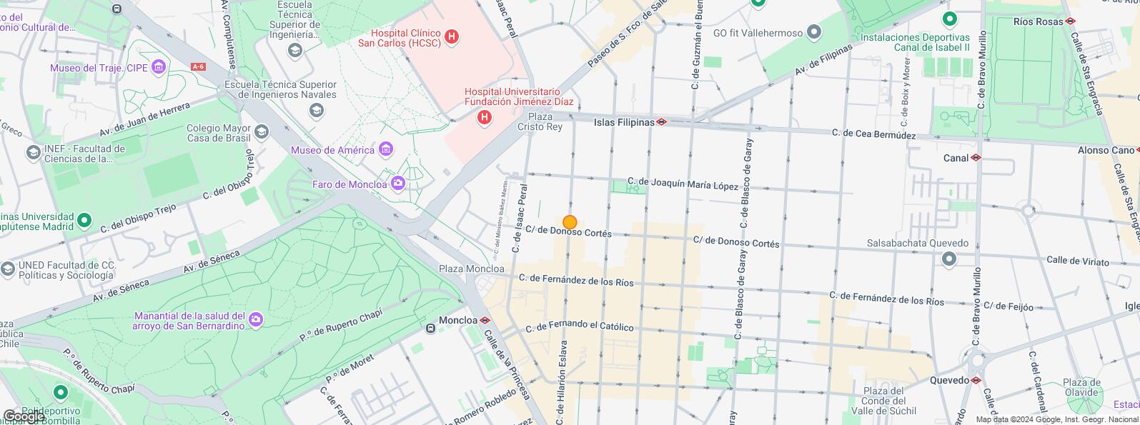 Mapa de Calle Hilarión Eslava, Chamberí, Madrid, 28015