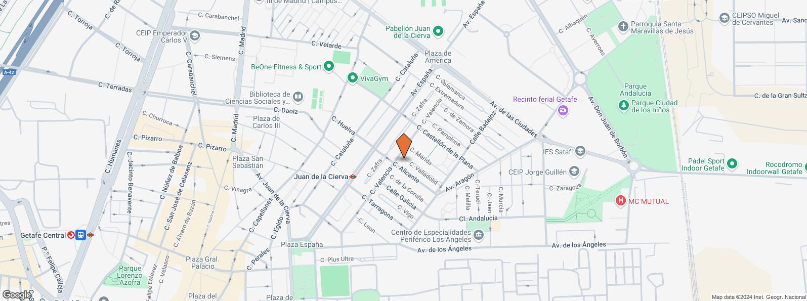 Mapa de Calle Alicante, 3, Getafe, Madrid, 28903