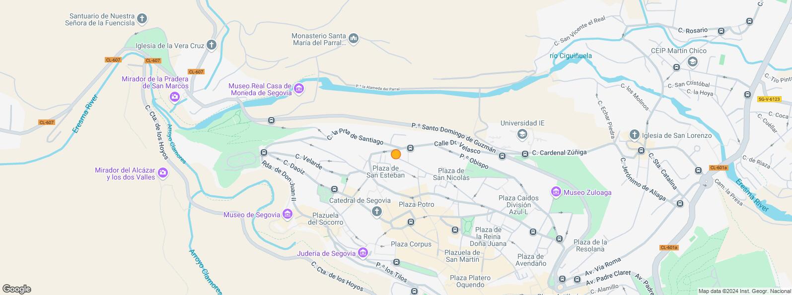 Mapa de Calle Doctor Velasco, Segovia, 40003