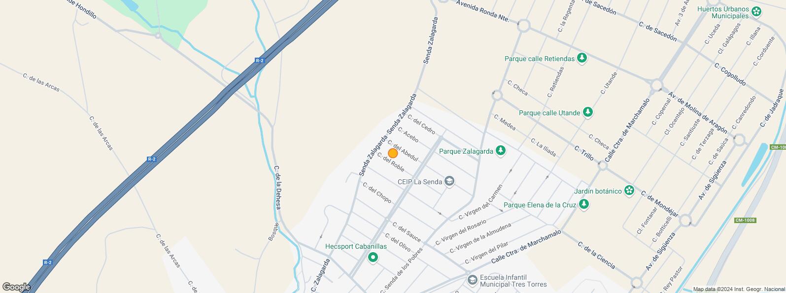 Location Map for Calle Puerta del Hierro, Cabanillas del Campo, Guadalajara, 19171