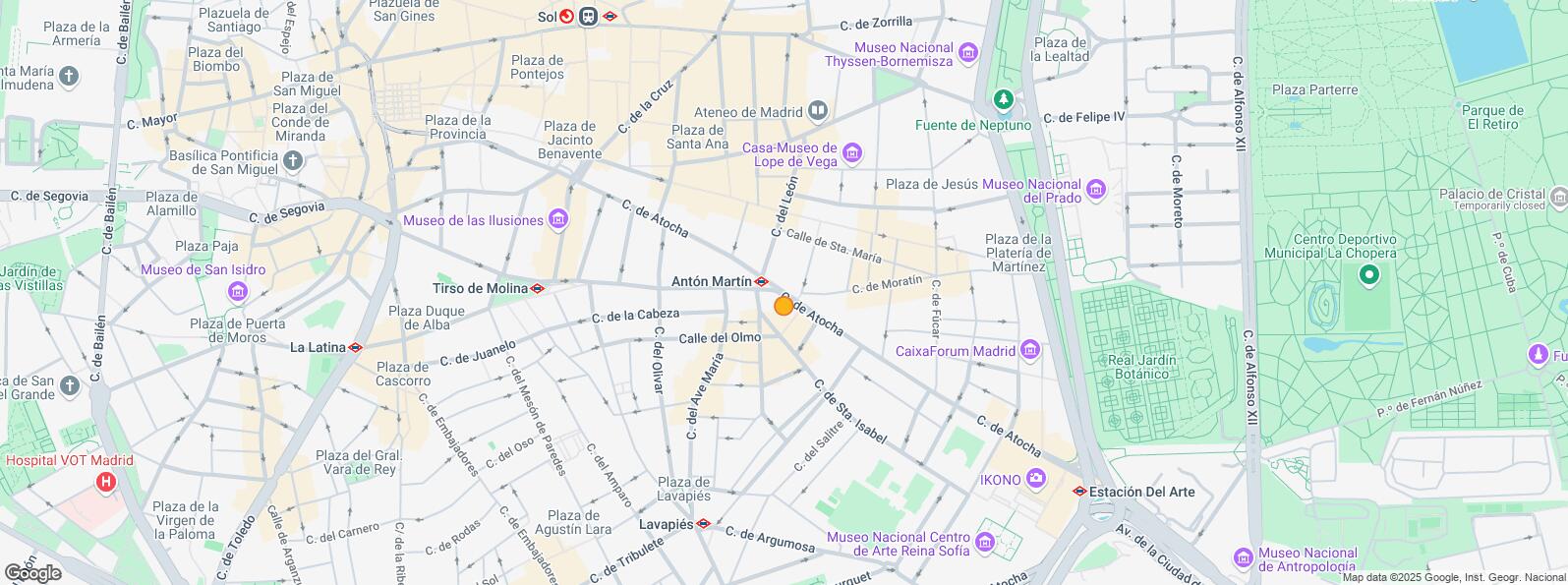 Location Map for Calle Atocha, Centro, Madrid, 28012