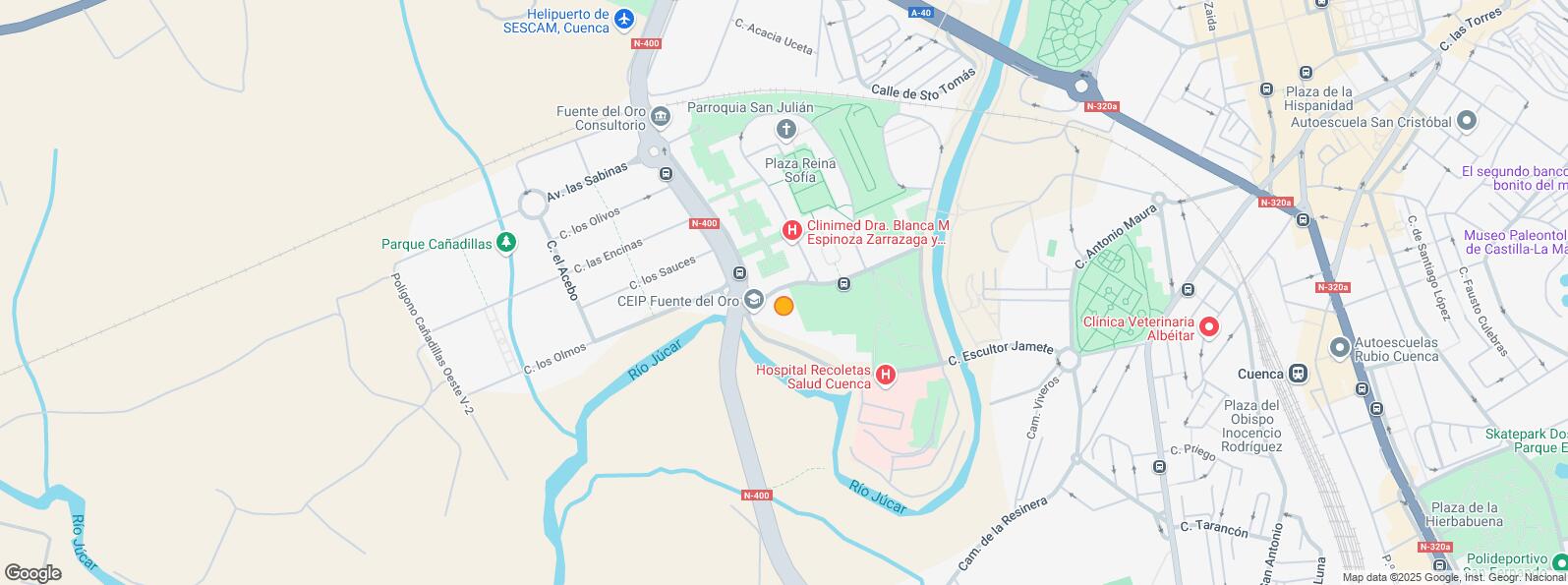 Location Map for Plaza Fuente del Oro, Cuenca, 16002