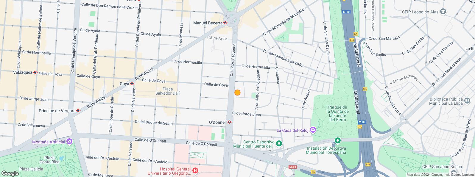 Location Map for Calle Doctor Esquerdo, Salamanca, Madrid, 28028