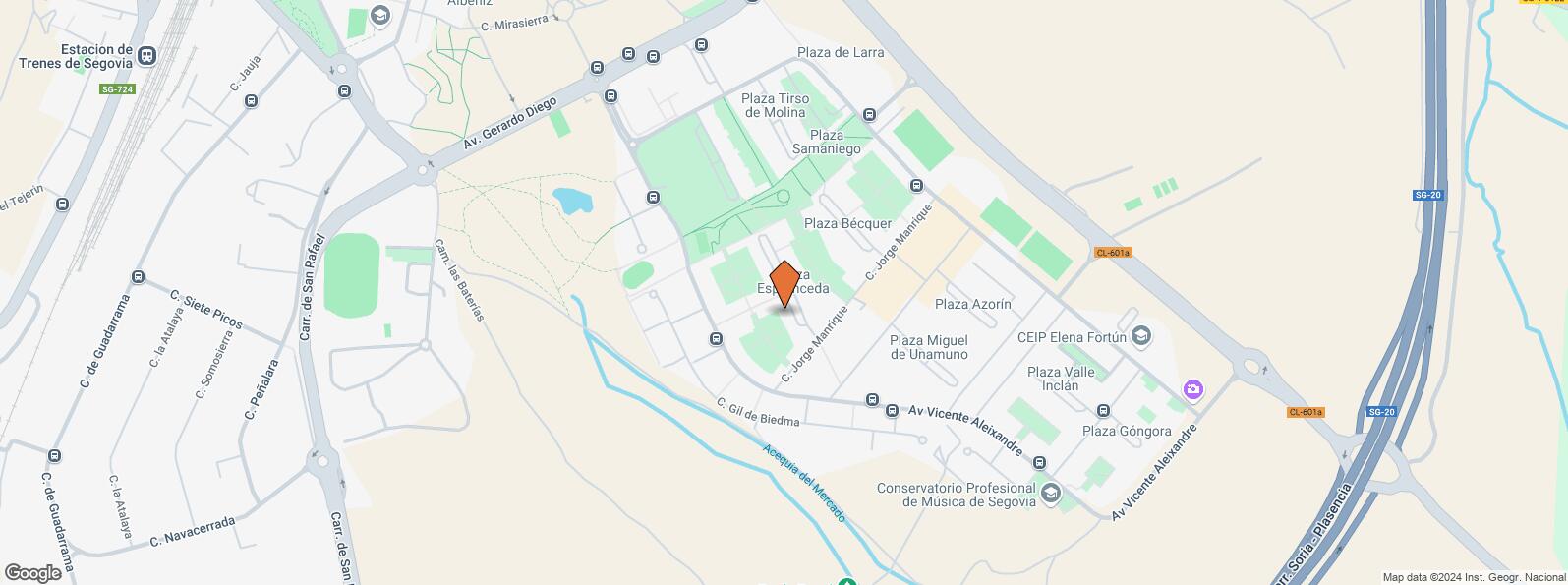 Location Map for Plaza Espronceda, 22, Segovia, 40006