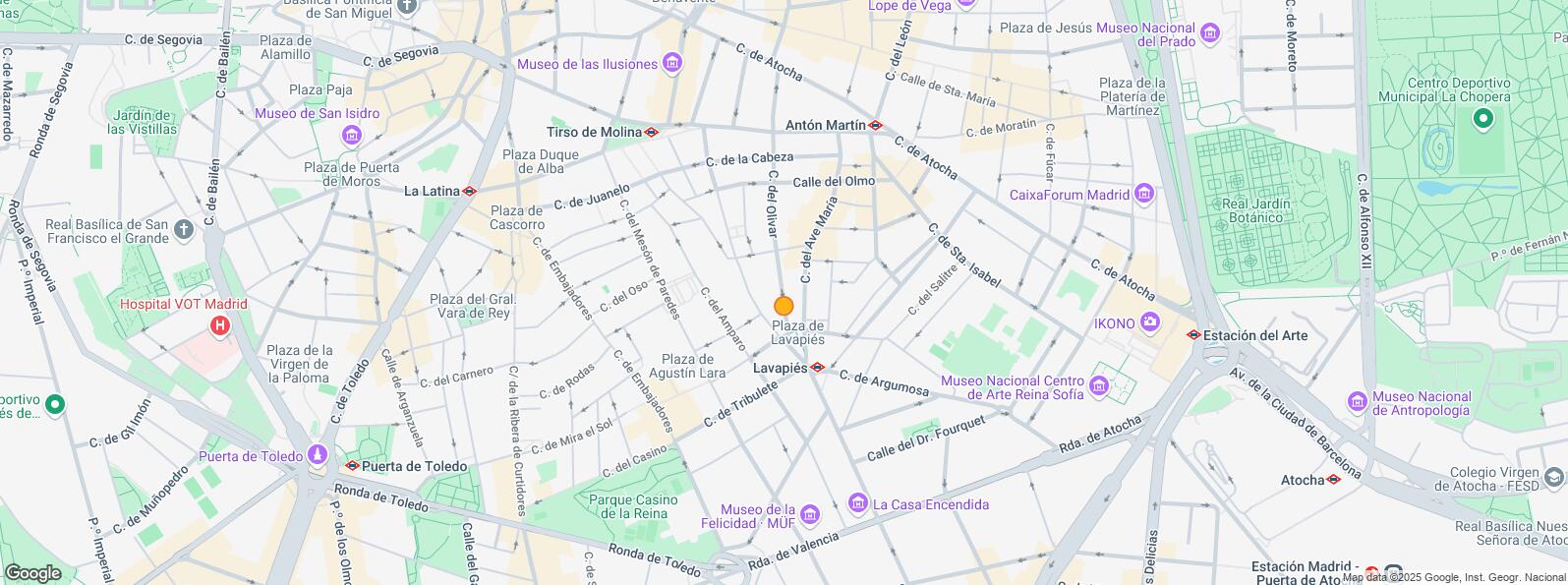 Location Map for Calle Argumosa, Centro, Madrid, 28012