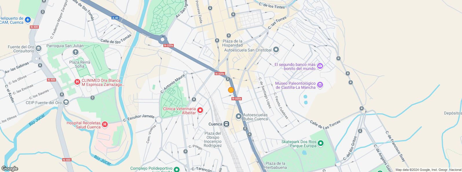 Location Map for Zona Centro, Cuenca, 16003