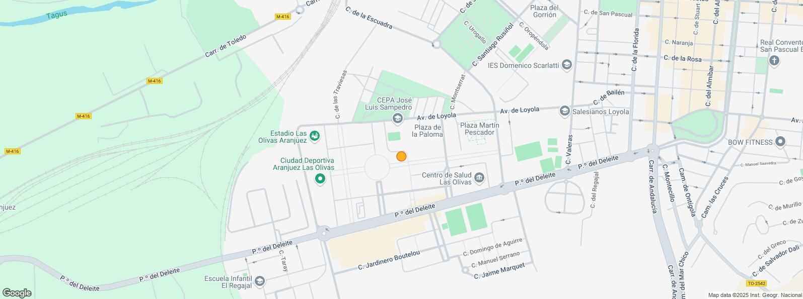 Location Map for Glorieta Tamarindo, Aranjuez, Madrid, 28300