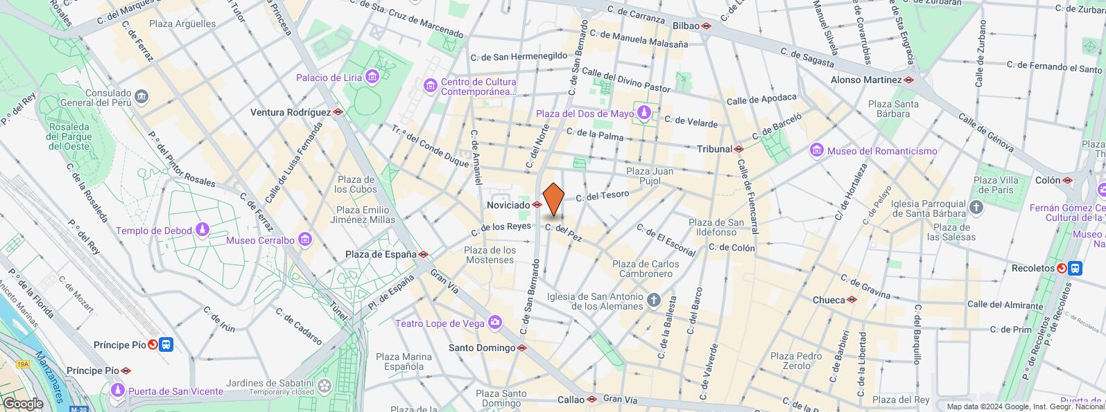 Mapa de Calle Pez, 38, Centro, Madrid, 28004