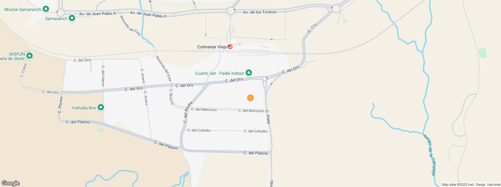 Location Map for Zona industrial, Colmenar Viejo, Madrid, 28770