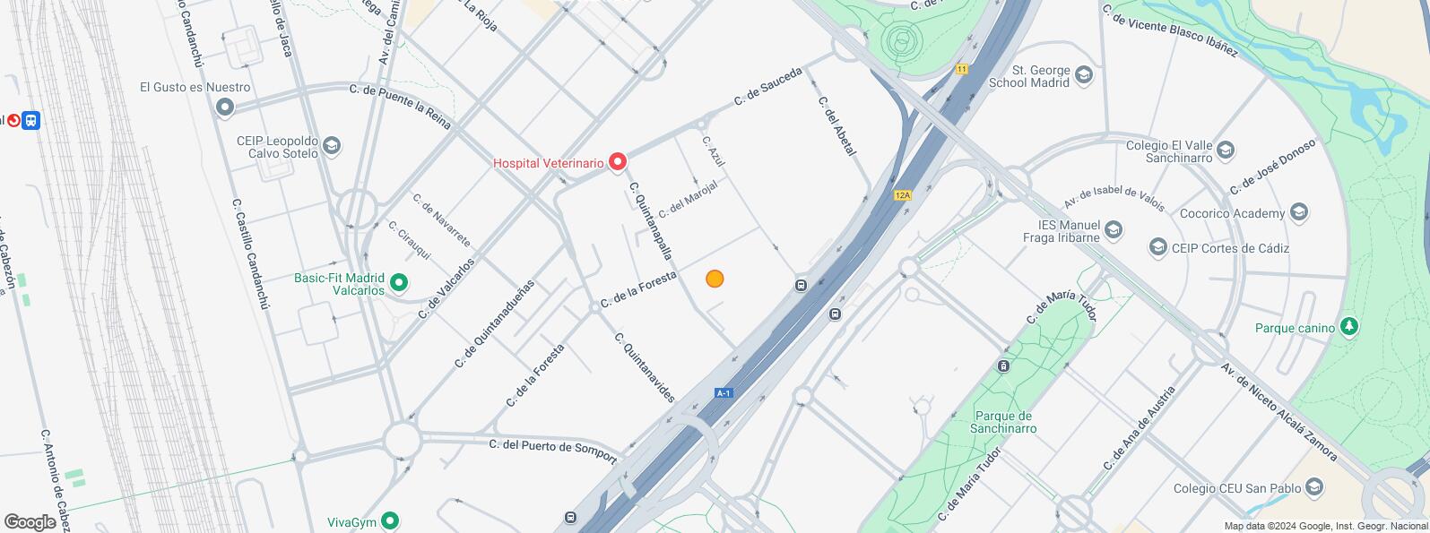 Mapa de Calle Foresta, Fuencarral - El Pardo, Madrid, 28050