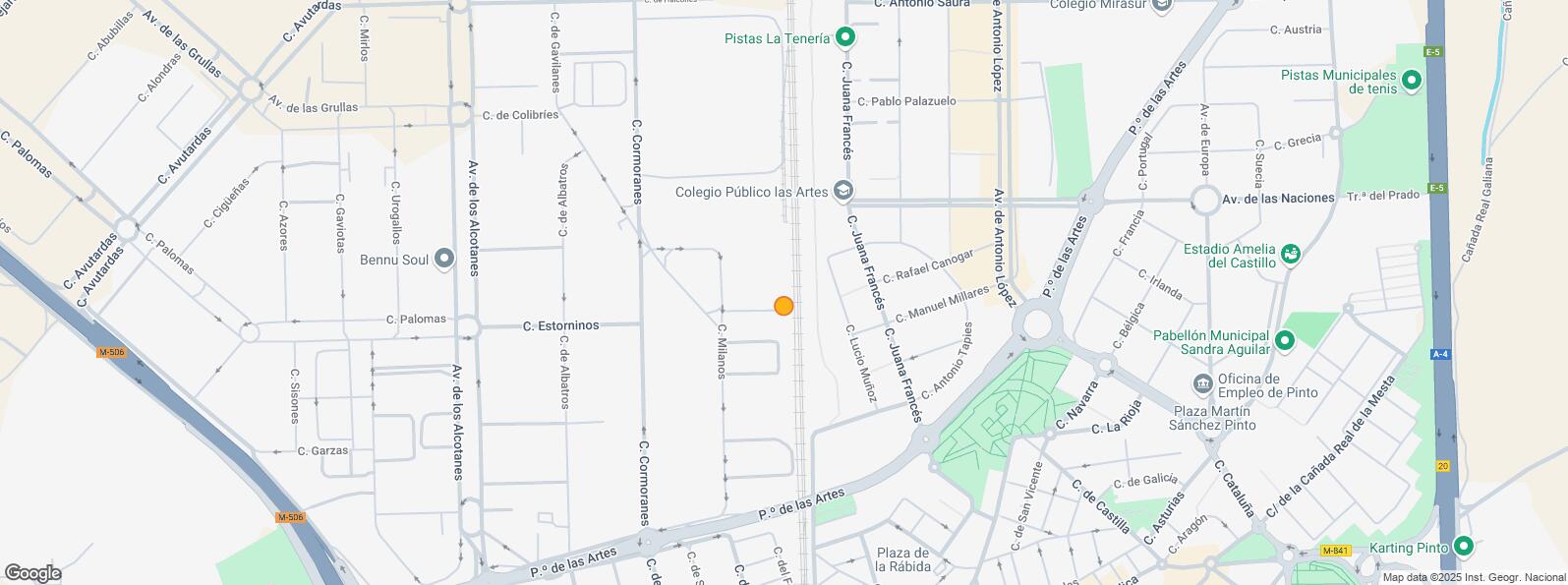 Location Map for Polígono industrial El Cascajal, Pinto, Madrid, 28320